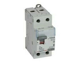 Chránič dvoupolový LEGRAND 411539 TX3 CHRÁN. 2P 63A 100MA AC-S