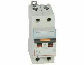 Jistič dvoupolový LEGRAND 409767 DX3 2P C10 25KA