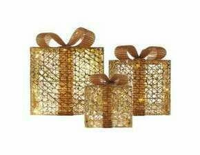 EMOS DCFC14 72LED XMAS GOLD GIFT BOX WW