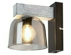 Nástěnné svítidlo Cardamom stříbrný dub E14 1×40W RABALUX 3081