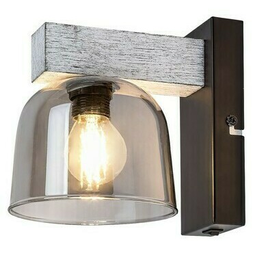 Nástěnné svítidlo Cardamom stříbrný dub E14 1×40W RABALUX 3081