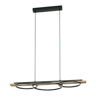 Svítidlo závěsné EGLO LED-HL SCHWARZ HOLZ RUSTIKALBOYAL