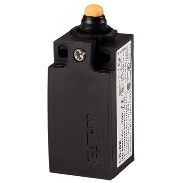 EATON 106782 LS-S02-SW Polohový spínač, plast, šroubové svorky, zdvihátko, 2vyp. kontakty, černá