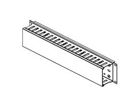Panel vyvazovací CONTEG DP-VP-K03, 19", 2U, jednostranný, plast, 80x60 mm