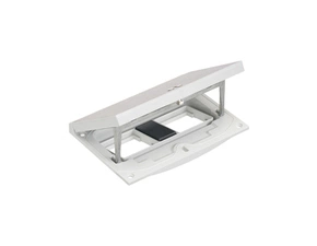 SIMON KFH200/72 Vklad krabice podlahové ocelové KGT, prázdný prostor na 2 přístroje K45 a 1 záslepka