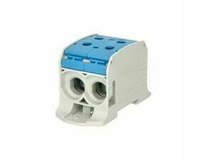 EL 1006036 Svorka univerzální RKA 95 DN, 232A, 1pól. (4x vstup), AL/CU, modrá, na DIN/na panel (bal.