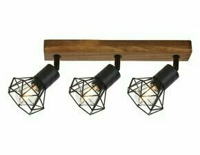 Svítidlo RABALUX 3139 ZEUS dřevo E14 3xMAX 40W