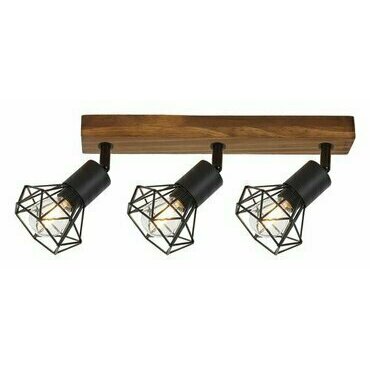 Svítidlo RABALUX 3139 ZEUS dřevo E14 3xMAX 40W