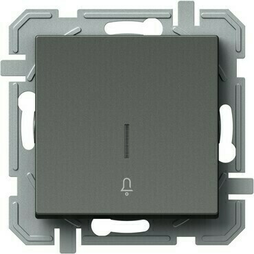 TEM TLAČÍTKO JEDNOPÓLOVÉ 10A 250V~ IN 01 AT IN01 antracit