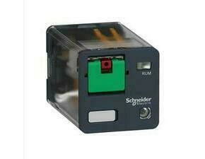 SCHN RUMC22P7 Univerzální 2P pin, 10 A, 230 V AC s LED a test. tl. RP 0,1kč/ks