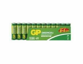 Baterie zinková GP GREENCELL B1220F AA (R6), 8+4SH