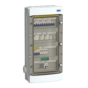 Fotovoltaický rozvaděč NG 53 7037.01, AC-25A funkce backup (GoodWe, Growatt, Solax apod. do 10kW)
