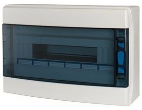 Rozvodnice nástěnná EATON 174193 IKA-1/18-ST-UV, IP65 pro venkovní použití, průhledné dveře, 1 řada