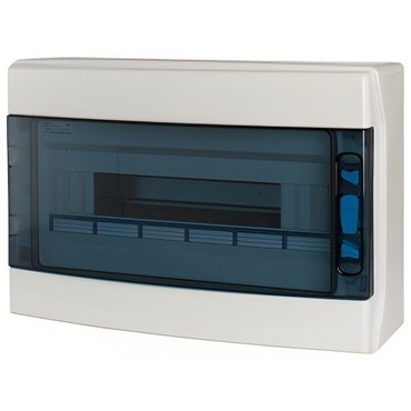 Rozvodnice nástěnná EATON 174193 IKA-1/18-ST-UV, IP65 pro venkovní použití, průhledné dveře, 1 řada