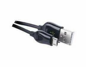 Kabel USB EMOS SM7004B, 2.0, USB-A/Micro USB-B, černý, 1m