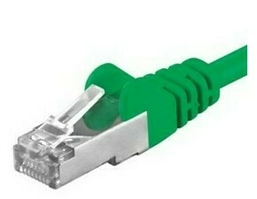TELEX KRP-sp6asftp002G Premiumcord Patch kabel CAT6a S-FTP, RJ45-RJ45, AWG 26/7 0,25m zelený