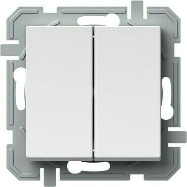 TEM TLAČÍTKO SÉRIOVÉ 10A 250V~ PW XO lesklá bílá