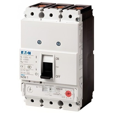 EATON 102908 NZMB1-S3-CNA Jistič, 3pól, bez tepel.spouště, Icu=25kA, In=3A, norma UL