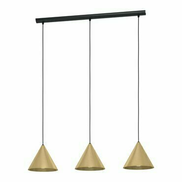 Svítidlo závěsné EGLO HL 3 E27 SW MS-GEB.-GOLD NARICES