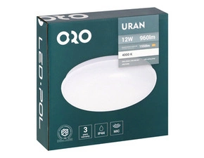 Nástěnné a stropní LED svítidlo LED-POL Uran 12W neutrální bílá Mic