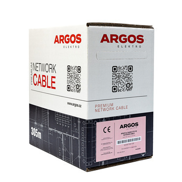 Kabel datový ARGOS CAT5E, FTP, PE, Fca, 305m, venkovní, černý