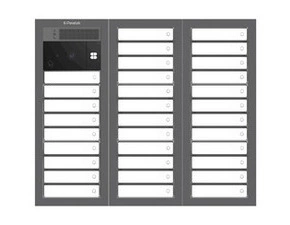 DV SYSTEM: 30 až 33 tlačítek + KAMERA + BOD Lite: čtečka RFID čipů MIFARE 13,56MHz (3M+3M+3M) - Do z