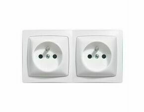 Zásuvka dvojnásobná 2x2P+T LEG 086078 Oteo