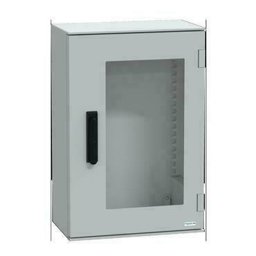 SCHN NSYPLM64TVG 7035 Thalassa PLM 647x436x250 IP66, 3 bod.zámek, průhl. dveře