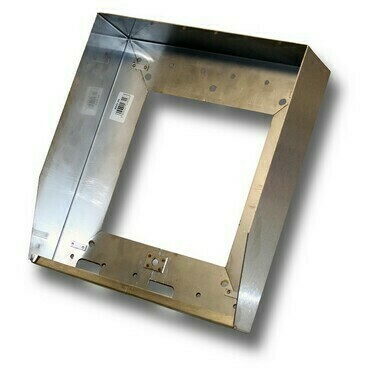 Stříška pro tabla LASKOMEX DAX2-2H, dvoumodulová, pro CP2523 INOX a NP2522, nerez