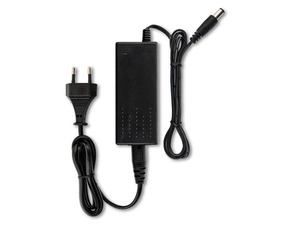 Adaptér napájecí MC LED adaptér 36W, DC 24V/1,5A, IP20, černý plast, s vidlicí