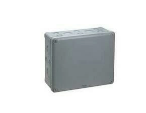 SCHN ENN05097 Mureva - instalační krabice IP55 275 x 225 x 120, RAL 7035, předlis. ISO průchodky