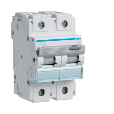 Jistič dvoupolový HAGER HMC280 2-pól. 80 A, char. C, 15 kA