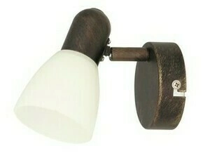 Bodové svítidlo Soma anticky hnědá E14 1×40W RABALUX 6591