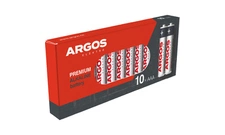 Baterie alkalická ARGOS AAA, LR04, mikrotužková, 10ks