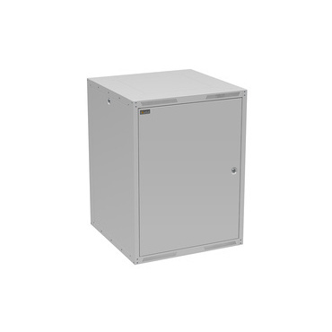 Rozvaděč nástěnný SOLARIX GrandND-16U-66-21-G, 19", 16U, RAL 7035, 600x600 mm, plechové dveře