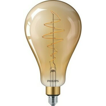 LED žárovka PHILIPS LED classic-giant 40W E27 A160 GOLD DIM