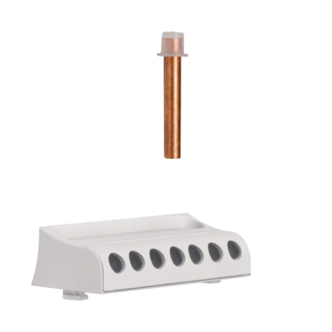 HAG KJ07NB Přídavná nulová svorkovnice 100A - 7 x přípojný bod