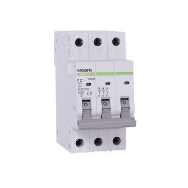 NOARK 110749 Ex9B40J 3P B25 Úzký instalační jistič 40,5 mm, 6 kA, charakteristika B, 25 A, 3pól