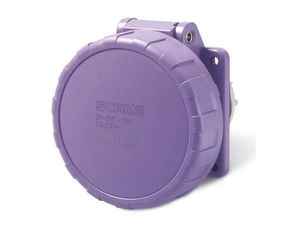 SCAME 435.3215/R Zásuvka vestavná IEC309 do 50V, rovná - 435.3215/R