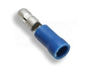 wpr8882 KOK-PI-2.5-4 lisovací kolík kruhový poloizolovaný PVC, 1,5 - 2,5 mm2, o 4 mm, modrá