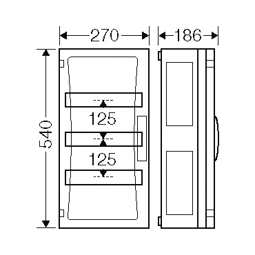 HEN FP 1316 Jističová skříň