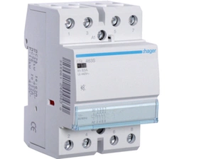HAG ESL463S Stykač se sníž. hlučností 63A, 4S, 12V AC/DC