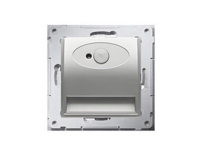 LED osvětlení SIMON 54 DOSC.01/43, s pohyb. senzorem, 230 V/1,23 W, teplá bílá, stříbrná metalizov