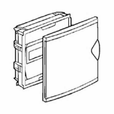 Rozvodnice zápustná LEG 001410 NEDBOX ROZV.Z 1Ř 8M PLAST.D