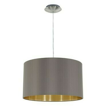 Svítidlo závěsné EGLO HL 1 O380 NICKEL-M CAPPUCCINO MASERLO