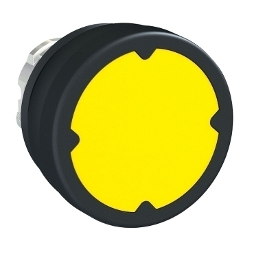 SCHN ZB4BC580 Ovládací hlavice stiskací, žlutá, bez symbolu