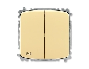 ABB 3559A-A52940 D Přepínač dvojitý střídavý, s krytem, řazení 6+6, IP44, bezšroubové svorky 25-IPxx