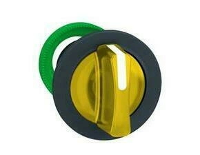 SCHN ZB5FK1383 Zapuštěné provedení,  Otočný ovládač, Žlutý, 2 pozice