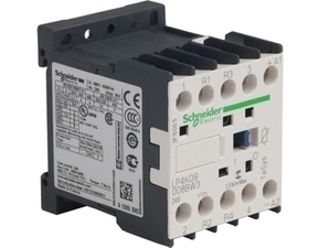 SCHN LP4K09008BW3 MiniStykač se sníž.přík. 9A 4P (2+2) 24V DC,cívka se širok.rozs. RP 0,24kč/ks