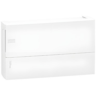 Rozvodnice nástěnná SCHN MIP12118 Mini Pragma 18M, bílé plné dveře